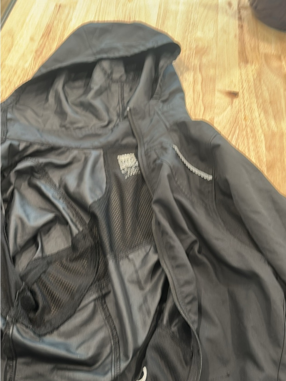 MEC Black Women's Hooded Raincoat